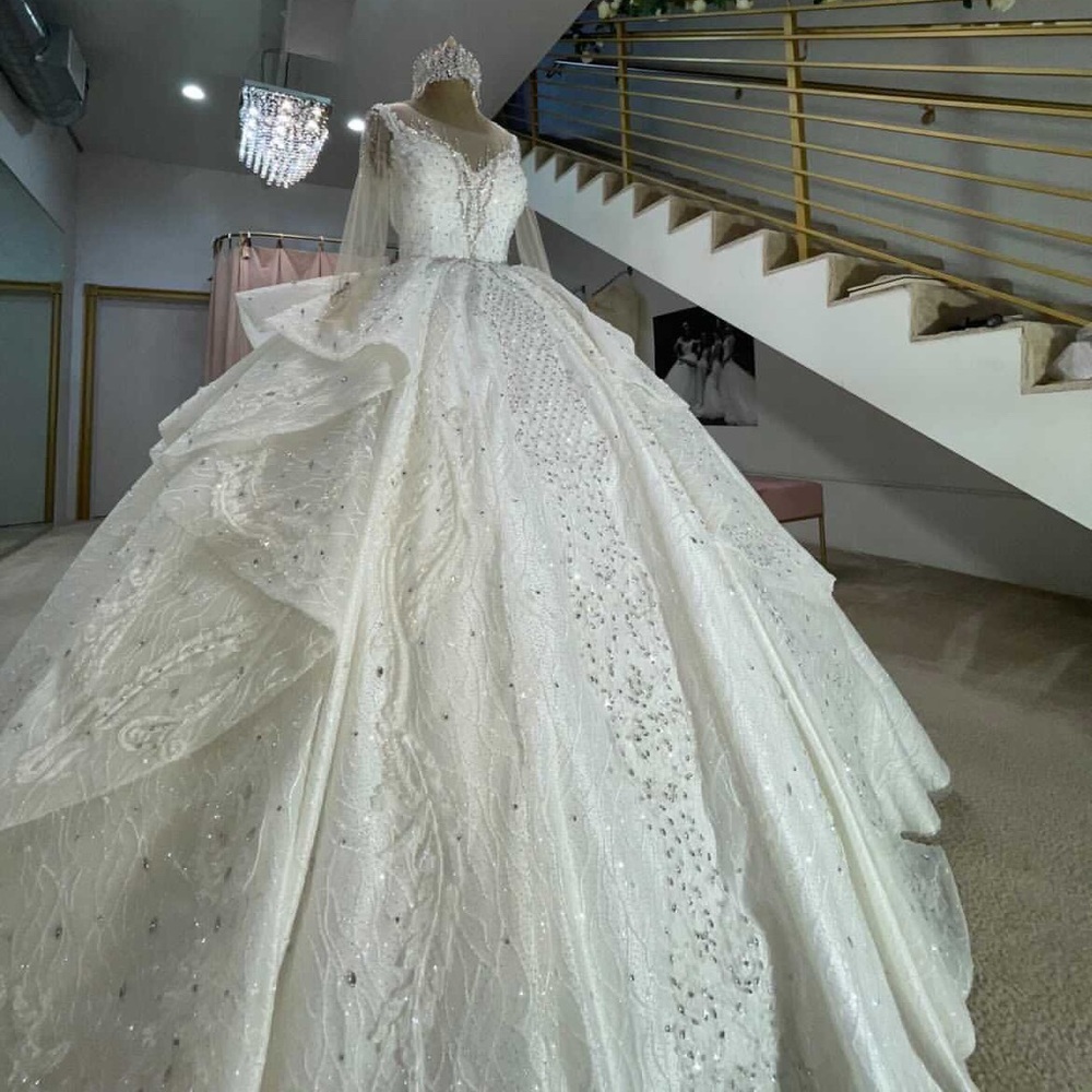 Brand new never worn custom made couture wedding dress